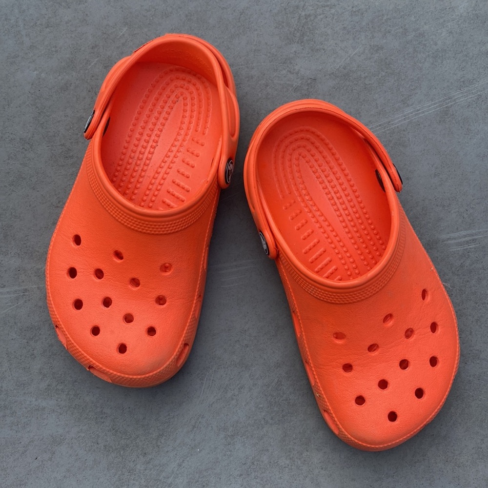 Kids Classic Clog Crocs orange